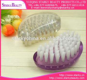 Plastic practical foot manicure scrubber nail brush,nail brush