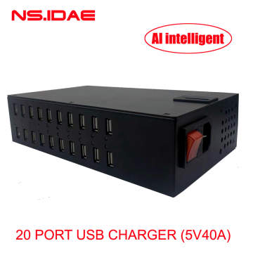 Four generation multi-protocol smart charger with lights