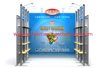 Customizable Aluminum Modular Exhibits , Trade Show Displays With Graphic
