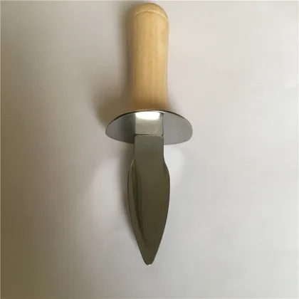 Seafood Tools Clam Oyster Shucker Opener Wooden Handle