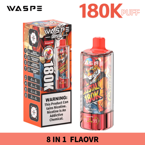 Waspe Crystal 180k 180000 Puffs Disposable Cartridge Pen