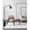 Modern Nordic Style Outdoor Leisure Chair Artificial Leather Relax Outdoor Chair for Living Room