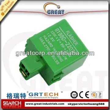 81980-22070 high quality 12v flasher for Toyota