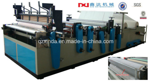 Full-Automatic High Speed Rewinding and Embossing Toilet Paper Machine