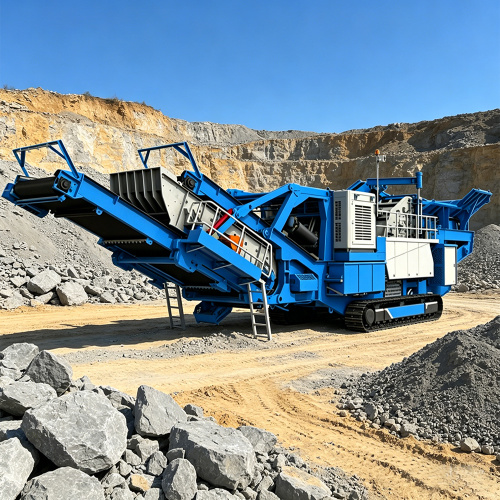 Высокоэффективная гусеничная мобильная щековая дробилка для горнодобывающей промышленности