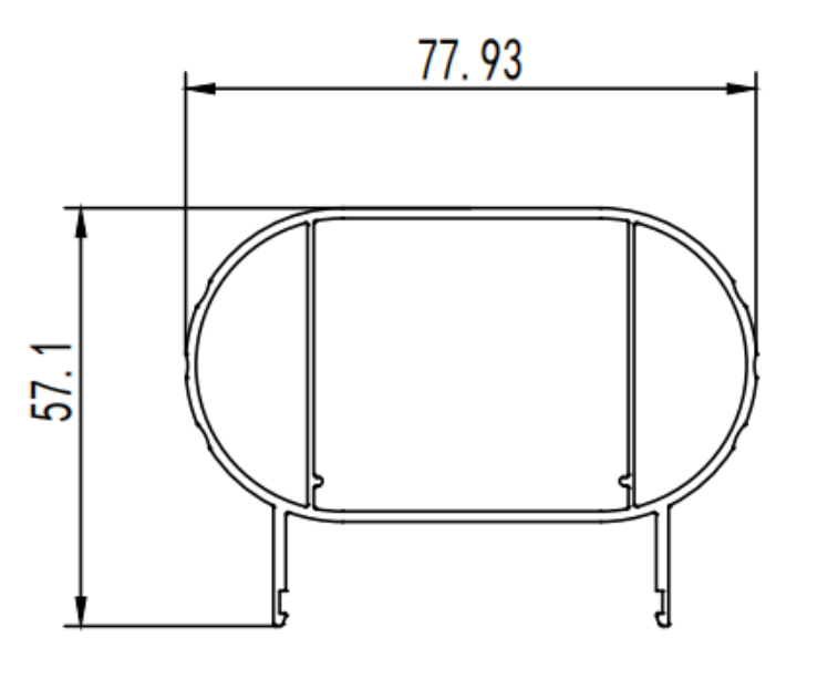 Moules d'extrusion en aluminium extérieur