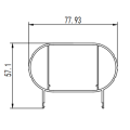 Moules d'extrusion en aluminium extérieur