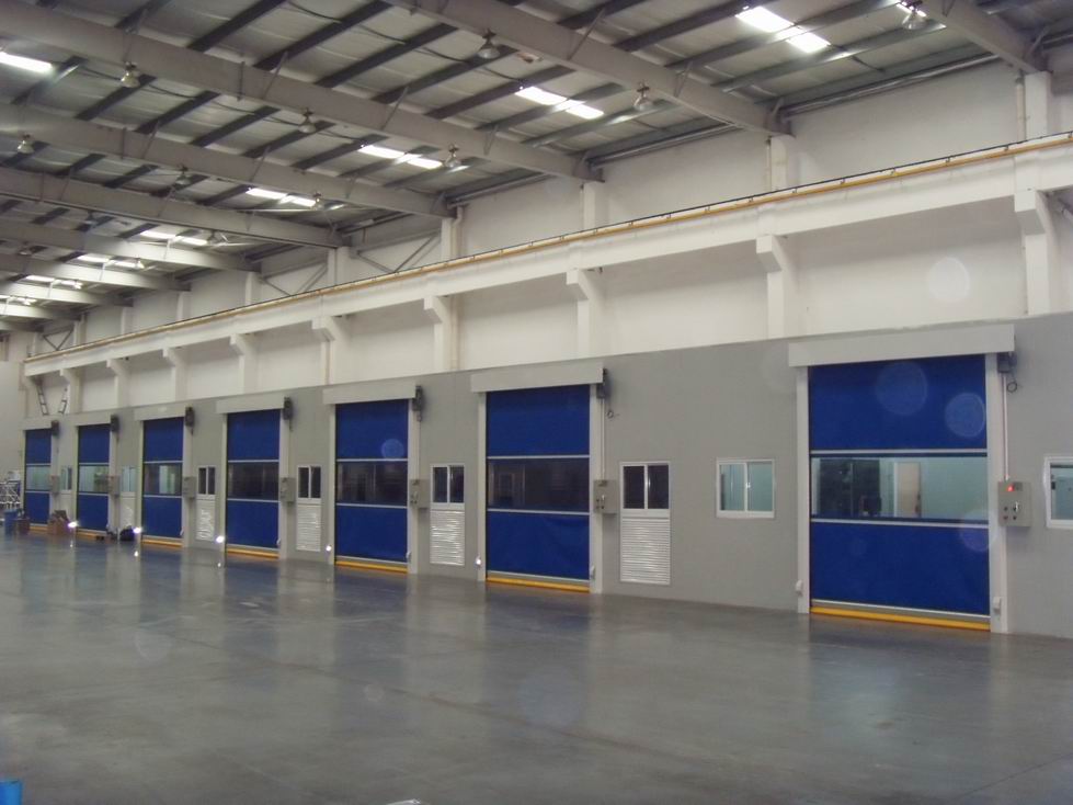 PVC roller shutter door