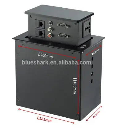 High technical desktop electric vertical lift power socket