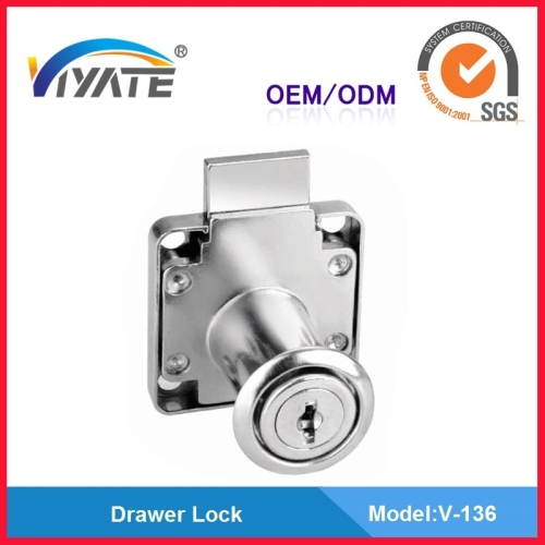Zinc drawer lock cam lock cabinet lock
