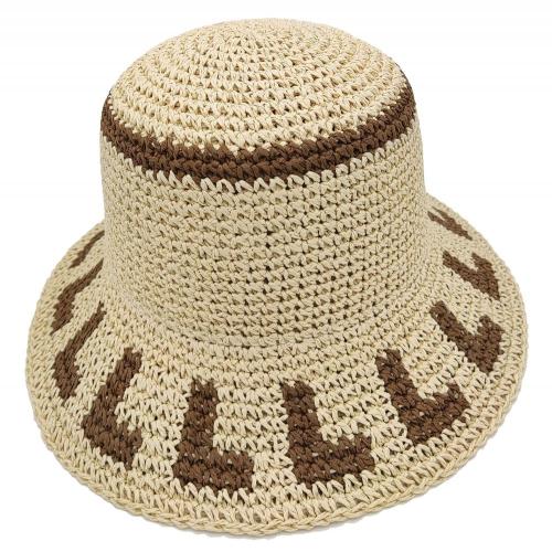 Chapéu de sol de crochê, chapéu de balde