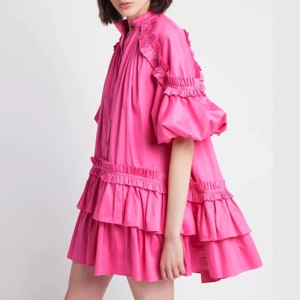 Pink Cotton Dress Jpg