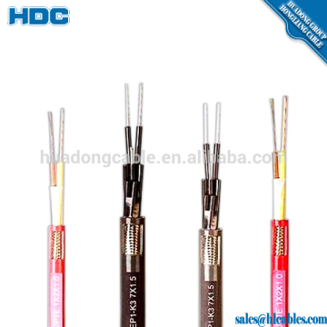 PVC/PVC Instrumentation Cable with Individual and Overall Shielded pairs Triads 16 18 20awg