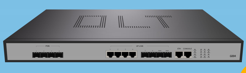 GPON OLT 4PON with 10G SFP