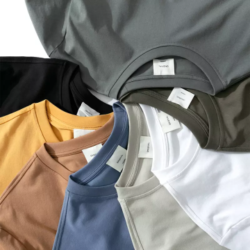 High Quality Heavy Weight Plain Oversized Cotton T-Shirt for Custom Printing and Embroidery