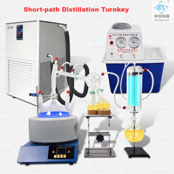 2000mlの加熱マントルが付いている実験室の使用装置プレミアム2L短いパス蒸留キット