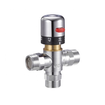 3/4 Inch Temperature Automatic Control Brass Thermostatic Mixing Valve