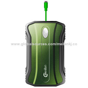 Outdoor waterproof high brightness bike light, w/1,000lm LED/smart phone power bank, SOS function