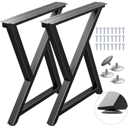 ריהוט מתכת רגלי שולחן 2 מארז