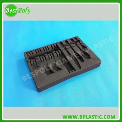 Plastic flocking tray,trinket flocking trays,blister flocking tray