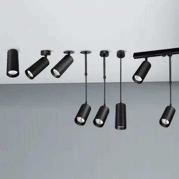 Aluminum Surface Mounted Rail Spotlight Magnetic Track Light