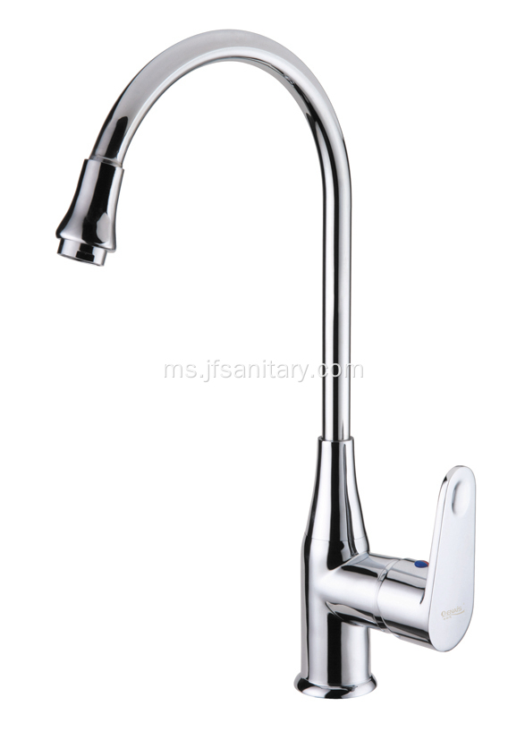 FAucet dapur tembaga yang direka dengan swivel