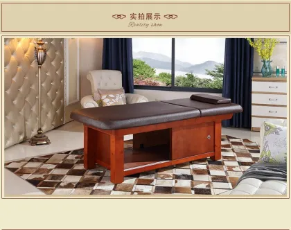 Classical Beauty  wooden spa facial bed