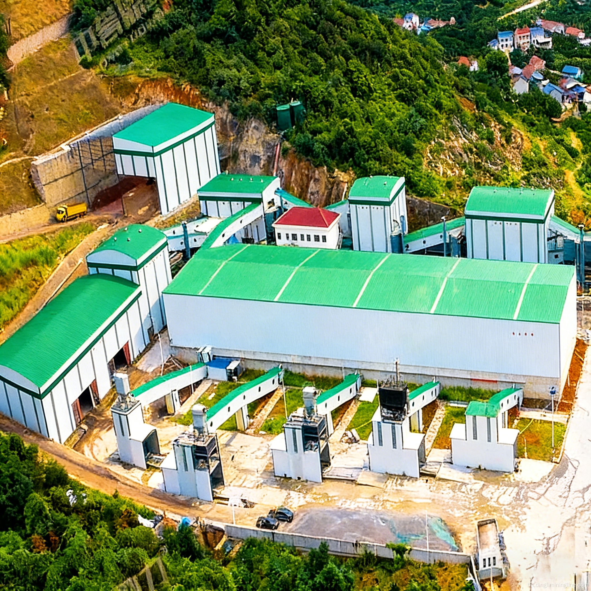 অপ্টিমাইজড চুনাপাথর নিষ্পেষণ এবং বালি উত্পাদন লাইন