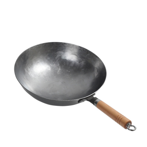 Old-fashioned wok wok household wok traditional handmade wok non-stick pan gas health uncoated