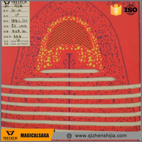 Chinese manufacture portable flyknit safety upper for sports shoes