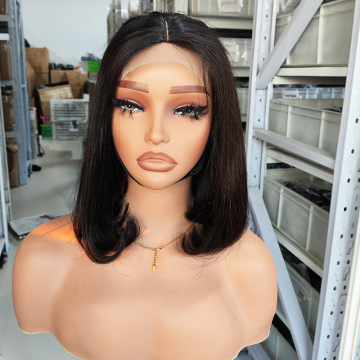 Human Hair Straight Lace Front Wig For Women Daily Wear