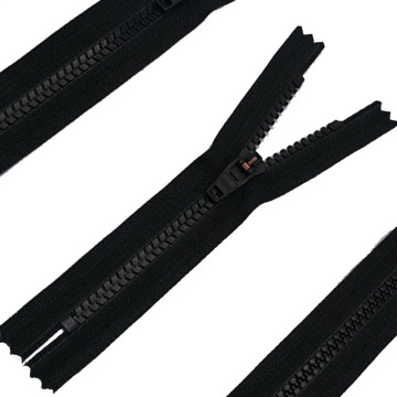 YKK zipper custom glue tooth imitation gun zipper