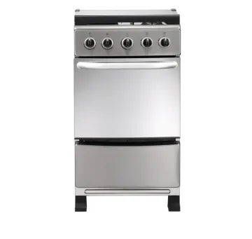 Freestanding gas electric stove with oven