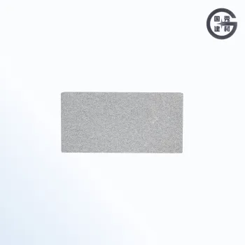 Textured Gray Rectangular Outdoor Paving Slab