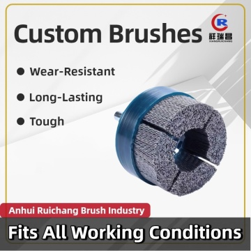 Industrial-Grade Polishing Brush for Metal Edge Smoothing