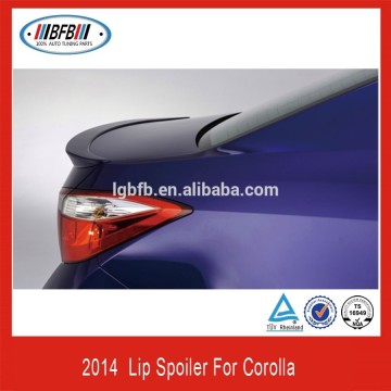 2014 new tuning car spoiler rear car lip spoiler for corolla