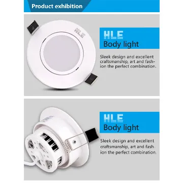 flat downlight copper downlight
