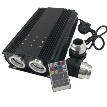 2x 45W RGBW LED Fiber Optic Projector Light Source Double Head