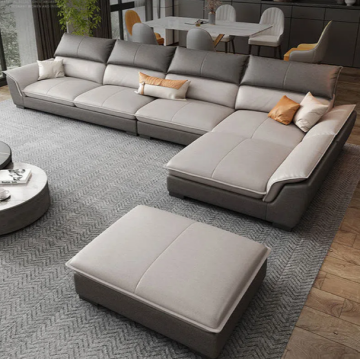 Italian Washable Technology Cloth Sofas: Simple Modern Living Room Furniture