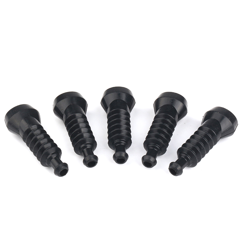 2 Pin Male Female Thread Dust-proof Boot Tail Insulation Sleeve