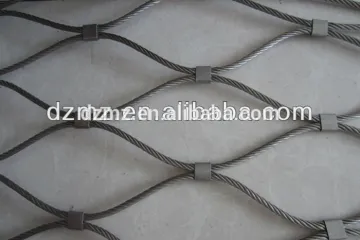 High quality stainless steel wire rope mesh net for protecting mesh