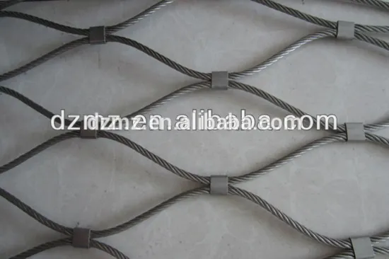High quality stainless steel wire rope mesh net for protecting mesh