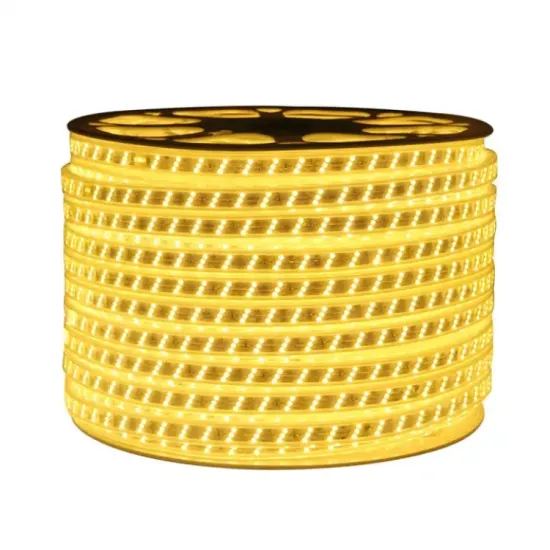 Factory Wholesale 2835 SMD Waterproof LED Strip Light - 180 LEDs/m, 3 Row Flexible Tape Light at 220V