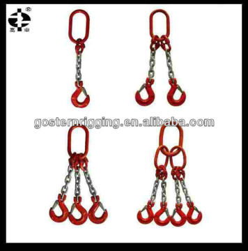 EN standard G80 single leg chocker chain sling
