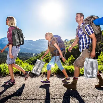 Large Multi-color Shoe Bags