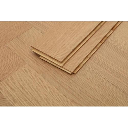 Nature color oak engineered herringbone parquet