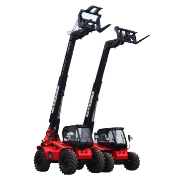 Manitou 3 ton 7 Meter 4x4 Teleskopik Forklift - China Membuat Telehandler Terrain Rough dengan Pelbagai Lampiran