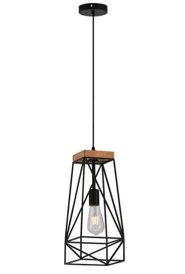 Industrial Style Lamp Vintage Metal Cage Ceiling Lamp