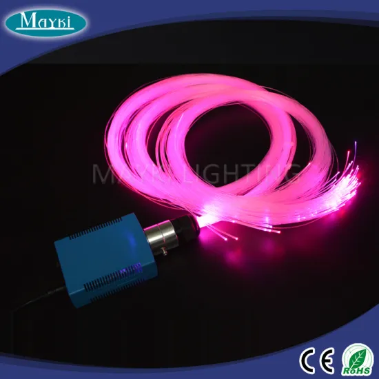 Plastic fiber optic cable, LED illumintor, car cigarette lighter led light for star light