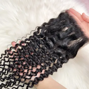 Raw Virgin Human Hair: Transparent Swiss HD Lace Frontal and Closure, Cuticle Aligned Transparent HD Lace Closure (5x5)